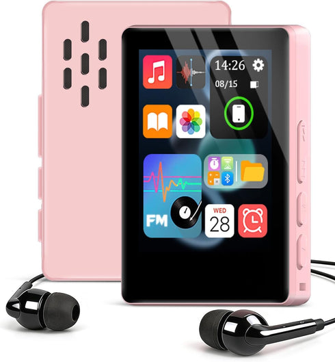 VANSING Mini HiFi Bluetooth MP3 Player for Kids, 32GB Portable Audio Player with