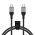 Rokform PowerTrip 100W USB-C Charging Cable, 1m (3.3 ft), Fast Charging Braided Cable for iPhone 15, Galaxy S23, USB C