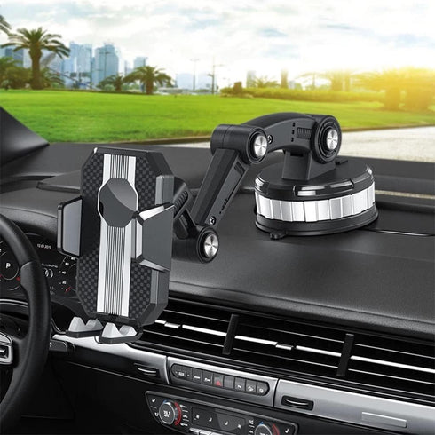 360 Rotatable Car Phone Holder, Suction Cup Mount for All Phones, Car Bracket for Windshield
