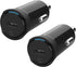 Scosche CPDC20 PowerVolt 20-Watt Certified USB Type-C Fast Car Charger with Power Delivery 3.0 for All USB-C Devices