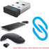 Universal Pairing USB Receiver, Rechargeable for Dell WM527, WM514, KM714, KM717, WM326, WK636P Wireless Keyboard and
