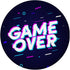 PopSockets PopGrip: Swappable Grip for Phones & Tablets - Cute Game Over Gaming Gift Accessories Video Games Equipment