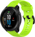 3-Pack Silicone Bands for Garmin Forerunner 945 Smartwatch, Replacement Strap (Black, White, Green)