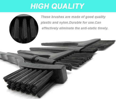 11 in 1 Anti Static Brushes Set with Microfiber Cleaning Cloth, Portable Plastic Handle Nylon Cleaning Brush Kit for