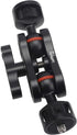 Leftfoto 360 Articulating Double Ballhead Magic Arm Monitor Mount, Double Ballheads Degree Rotation for DSLR Field