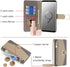 Asuwish Phone Case for Samsung Galaxy S9 Plus Wallet Cover with Screen Protector and Mirror Flip Cover Ring Credit Card Holder Crossbody Strap Stand Cell S9+ 9S 9+ S 9 9plus S9plus Women Girls Gray