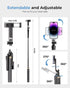 Fuloview 72" Phone Tripod, Tripod for iPhone with Wireless Remote Control, Portable Selfie Stick for iPhone, Live