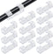 120Pcs Self Adhesive Transparent Cable Clips, Heavy Duty Wire Holder for Tidy Drop Cord Management