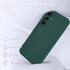 Samsung Galaxy A15 5G Case, Deep Green Soft Anti-Scratch Silicone Phone Cover with 1 Screen Protector, Full Body