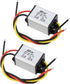 DROK 5V DC Converter, 2pcs Waterproof Buck Converter, 8V-22V Step Down to 3V-15V, 3A Adjustable Voltage Regulator