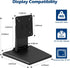 75x75mm&100x100mm (WS-03A2) WEARSON Adjustable LCD TV Stand Folding Metal Monitor Desk Stand with VESA Hole
