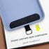VICHUNHO Marble Silicone Beaded Phone Wrist Strap, Cellphone Lanyard with Tether Tab, Elastic Hands-Free Wristlet