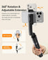 ORICO 35'' 360 Aluminum Portable Selfie Stick Tripod, Mini Tripod for iPhone, Extendable Stand with Detachable Wireless