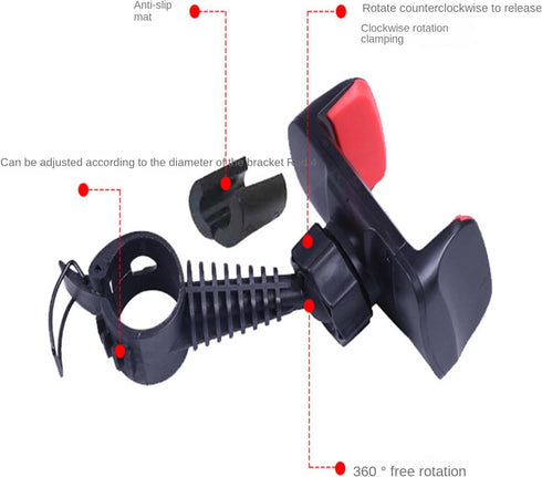 Universal Car Back Seat Phone Holder, Adjustable Headrest Phone Mount for Car Back Seat