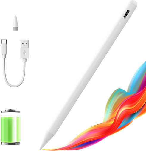 Bluetooth Stylus Pen for iPad Mini 6 5, 6th 5th Generation 2021 8.3" 7.9", Tilt Sensitive, Camera Shutter Remote