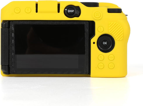 Rieibi Z30 Soft Silicone Protective Case for Nikon Z30 Digital Camera, Lightweight Grip Body Skin - Yellow