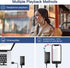 Virpilo 125 Hours Long Recording Time Voice Recorder, Portable Voice Recording Device with LCD Screen, Suit