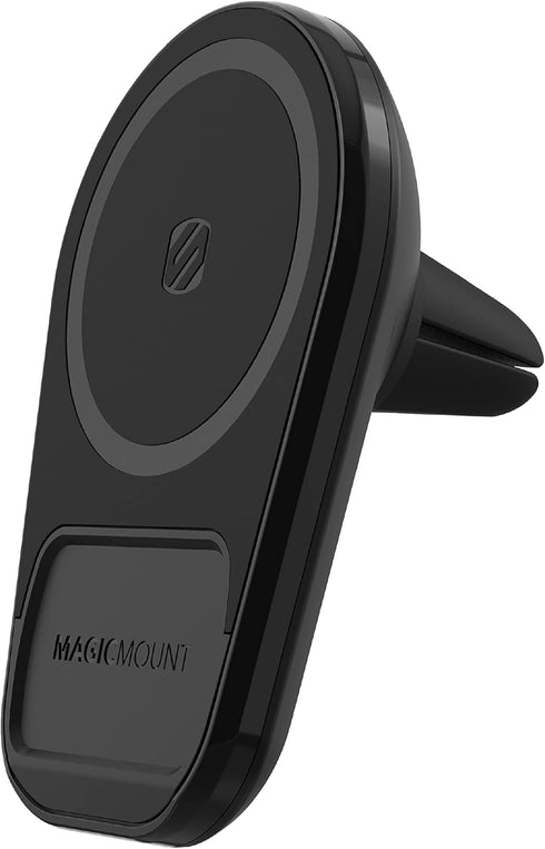 Scosche MQ5WDV-1 MagicMount Pro Charge5 - 15W Magnetic Qi-Certified Wireless Charging Phone Holder for Car