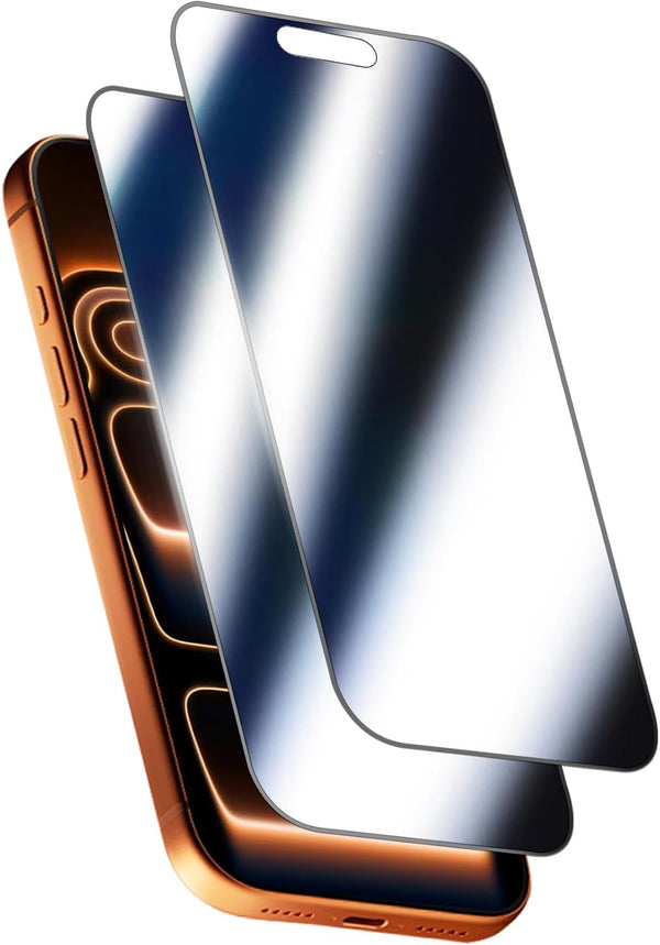 Ivachell 2 Pack Mirror Screen Protector for iPhone 17 Pro Max Privacy Tempered
