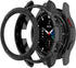 Case for Samsung Galaxy Watch 4 Classic 42mm 46mm, Protective Cover with Rotatable Bezel Ring (Black)