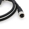 M12 A-Code 8 Pin Female to Flying Leads Cable, Shielded Industrial Aviation Sensor Connection Cable 1M