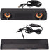 Portable Wired Speaker, HiFi Stereo Subwoofer Desktop Long Speaker, USB Powered 3.5mm Plug for TV Computer Tablet