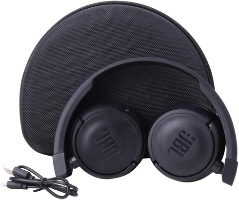 Aenllosi Hard Travel Case for JBL Tune 500BT/510BT/710BT/660NC/760NC On-Ear Lightweight Foldable Headphones (Black)