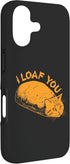 Cute Orange Cat Bread 17 I Loaf You Love Cat Hot Bread Funny Bakery Unique Case for iPhone
