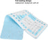 GOWENIC Foldable Silicone Keyboard, 106 Keys Roll Up USB Wired Waterproof Silent Soft Keyboard for PC Laptop Notebook
