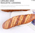 LIFKOME 9.05X2.75X1.37In Pu Artificial Bread Model Simulation Bread Photo Prop Bakery Display Kitchen Decor Lifelike