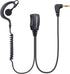 2-Pack Walkie Talkie Earpiece with Mic, 2.5mm 1-Pin G-Shape Headset for Motorola Talkabout Radios