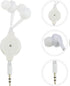 Hemobllo Retractable Earphones, 3 Pcs Wired in Ear Headphones 3.5mm Jack Stereo Wired Earbuds for Phones