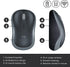 Logitech M185 Wireless Mouse (Swift Grey)