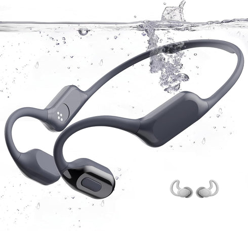 Swimming Headphones, Bone Conduction Headphones Bluetooth 5.4, IPX8 Waterproof with 32GB MP3