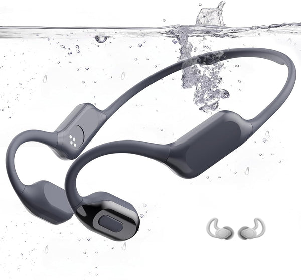 Swimming Headphones, Bone Conduction Headphones Bluetooth 5.4, IPX8 Waterproof with 32GB MP3