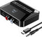 BAISHUN Bluetooth Receiver, NFC-Enabled RCA/3.5mm AUX USB Drive/TF Card Outputs, Wireless Audio Adapter