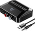 BAISHUN Bluetooth Receiver, NFC-Enabled RCA/3.5mm AUX USB Drive/TF Card Outputs, Wireless Audio Adapter