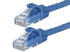 Monoprice Cat6 Ethernet Cable, 20ft, Blue, UTP 24AWG, 550MHz, Snagless, Pack of 1