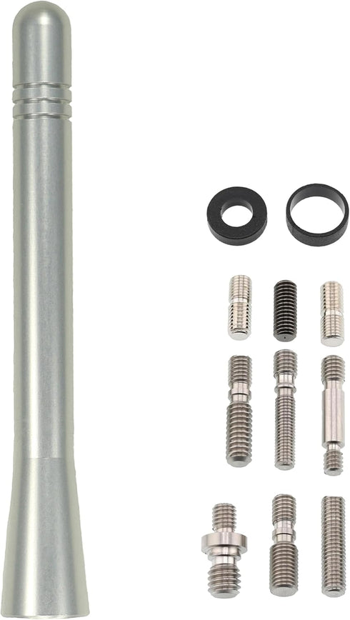 Votex - Made in USA - 4 Inch Silver Aluminum Antenna - Stainless
