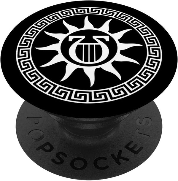 Apollo PopSockets Swappable Grip with Ancient Greek God Lyre and Sun Symbol