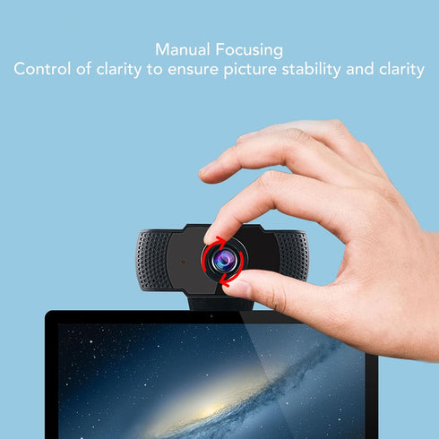 Goshyda 4K USB Webcam with Beauty Enhancement for Streaming and Meetings