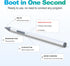 Stylus Pen for Microsoft Surface Pro 9/X/8/7/6/5/4/3, Surface Go/Go2/Go3, Silver Touch Pen for Tablets