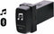 Car Bluetooth Music Adapter Module, AUX Output for Mitsubishi, Single-Din Installation for ASX, Lancer, Outlander,