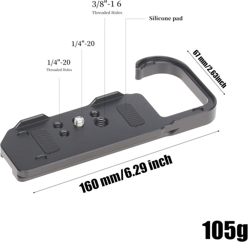 Z8 Hersmay Quick Release Baseplate Plate for Nikon Mirrorless Camera Compatible with Arca-Swiss Standard Tripod