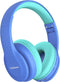 JoySpark Kids Bluetooth Headphones, Lightweight Wireless Over-Ear Headphones, 60 Hours Playtime, Volume Limited for Kids