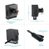 Revotech Mini Fisheye POE IP Camera, HD 3MP Indoor Security Camera with 1.7mm Lens, 170 Degree Wide Angle