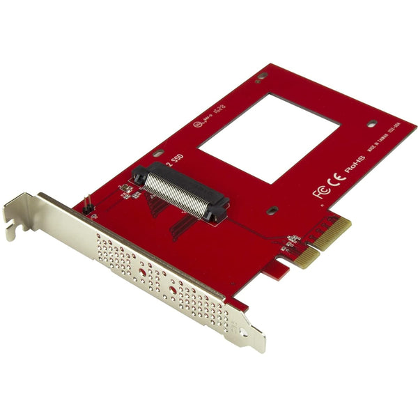 StarTech.com U.2 to PCIe Adapter - x4 PCIe for 2.5" U.2 NVMe SSD - SFF-8639