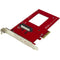 StarTech.com U.2 to PCIe Adapter - x4 PCIe for 2.5" U.2 NVMe SSD - SFF-8639