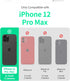 GOOSPERY Card Holder Wallet Case for iPhone 12 Pro Max 6.7" (2020), Magnetic Closure, Dual Layer Bumper, Hidden Mirror