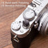 12mm VKO Wood Soft Shutter Release Button,Delicate Camera Shutter Button Concave Surface Black(Wood Grain Random)